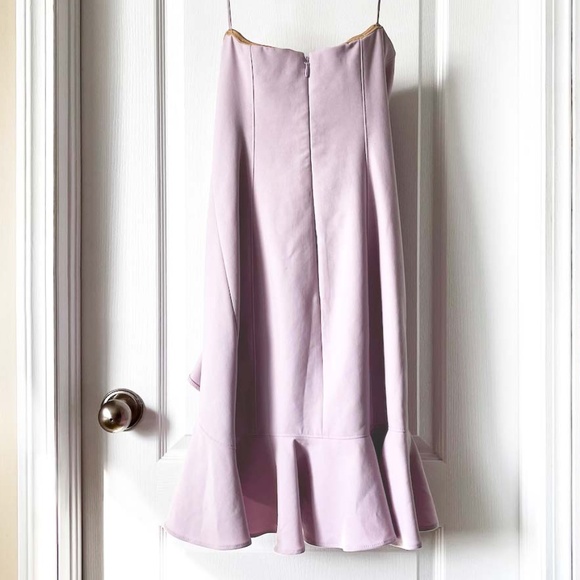 CINQ A SEPT CASSANDRA Strapless Ruffle Dress NWT - Picture 9 of 15